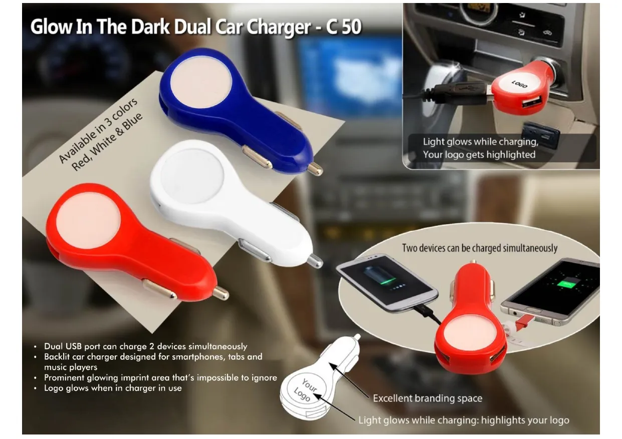 Glow Dual Car Charger