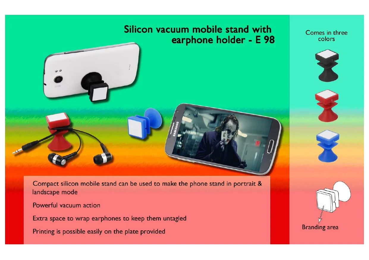 Silicon Vacuum Mobile Stand