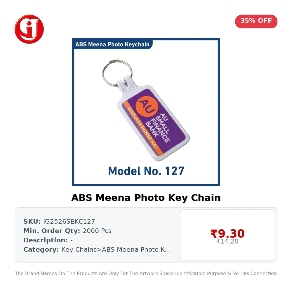 ABS Meena Photo Key Chain