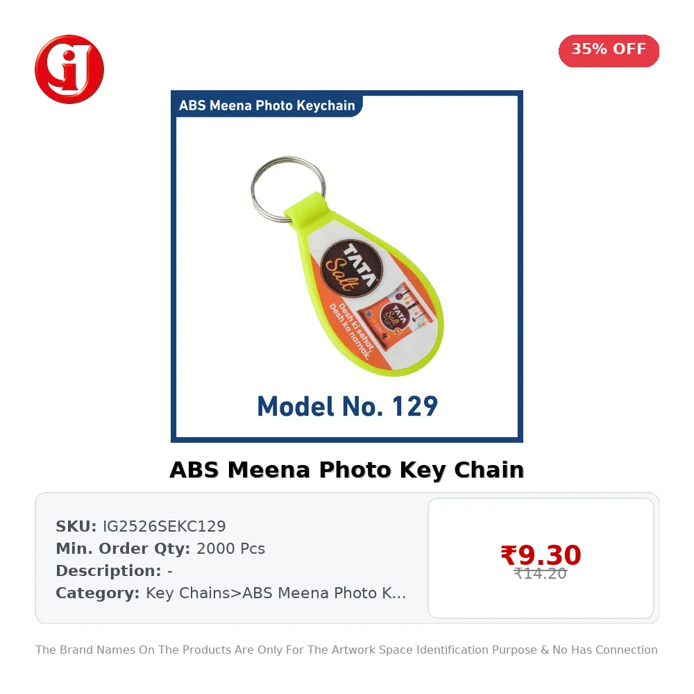 ABS Meena Photo Key Chain