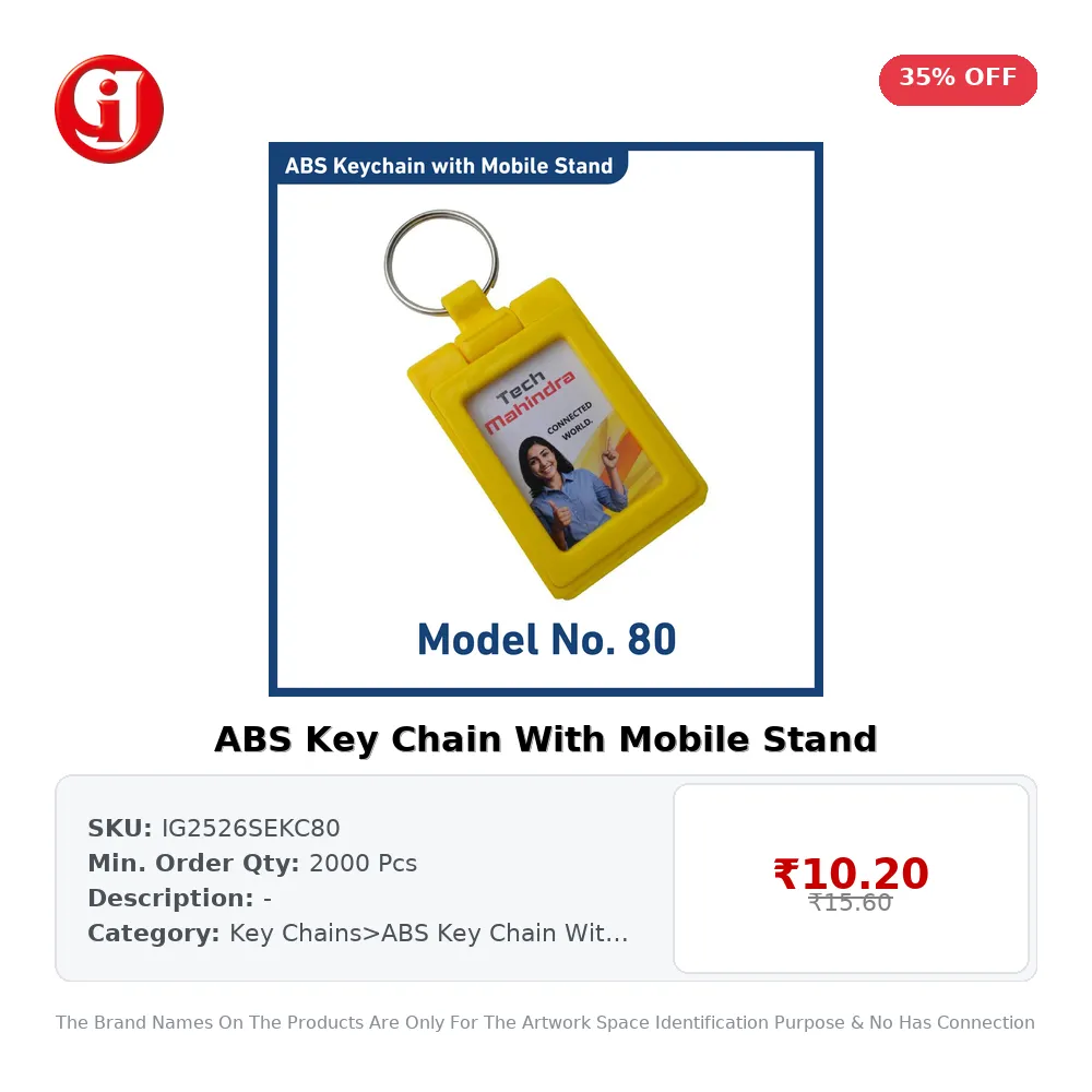 ABS Key Chain With Mobile Stand
