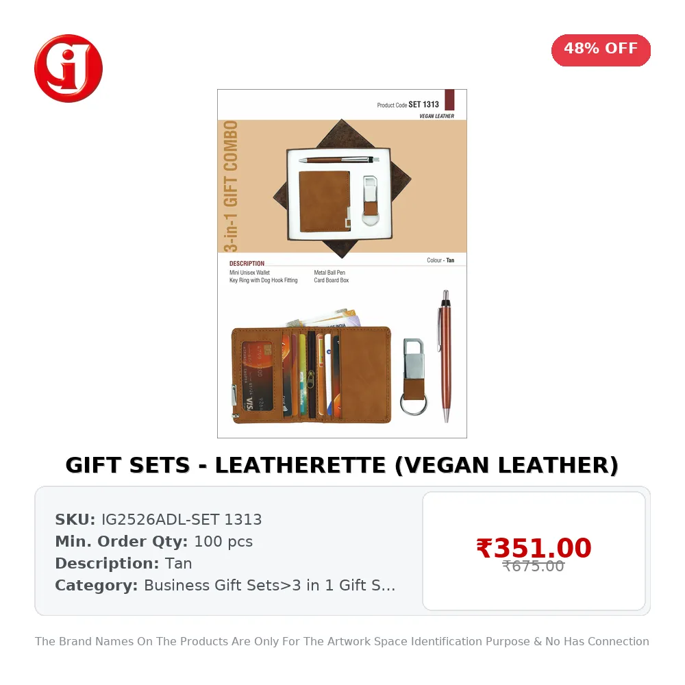GIFT SETS - LEATHERETTE (VEGAN LEATHER)