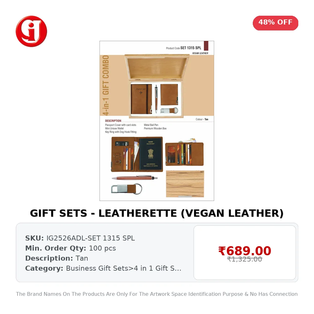 GIFT SETS - LEATHERETTE (VEGAN LEATHER)