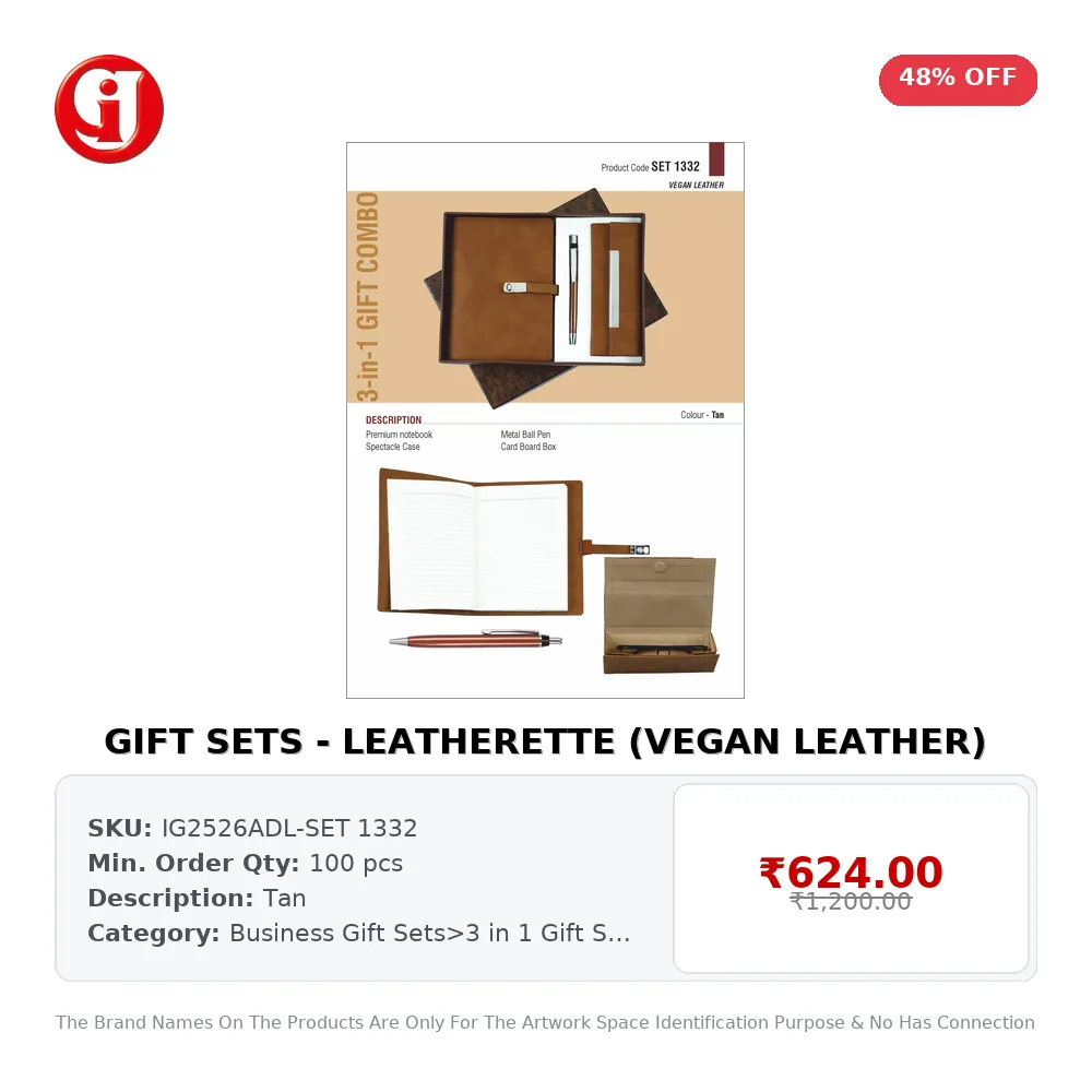 GIFT SETS - LEATHERETTE (VEGAN LEATHER)