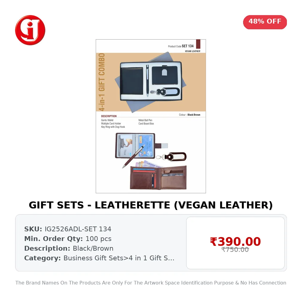 GIFT SETS - LEATHERETTE (VEGAN LEATHER)