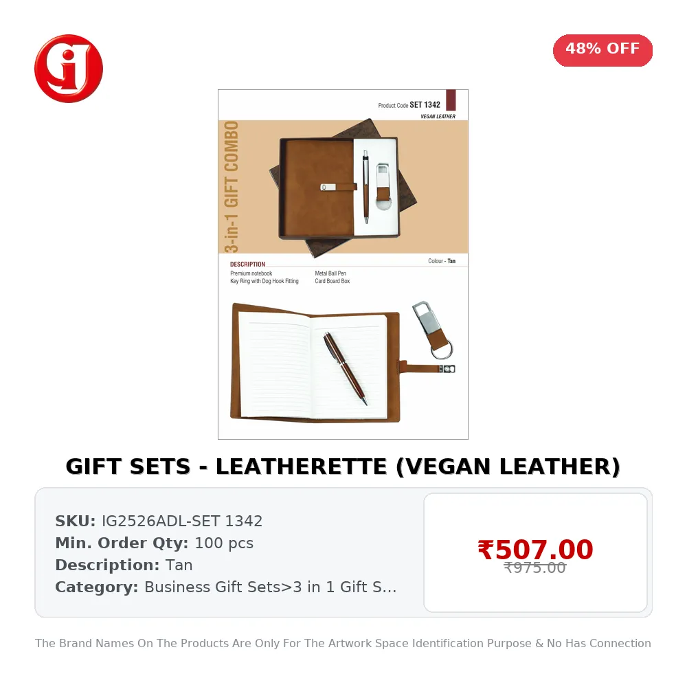 GIFT SETS - LEATHERETTE (VEGAN LEATHER)