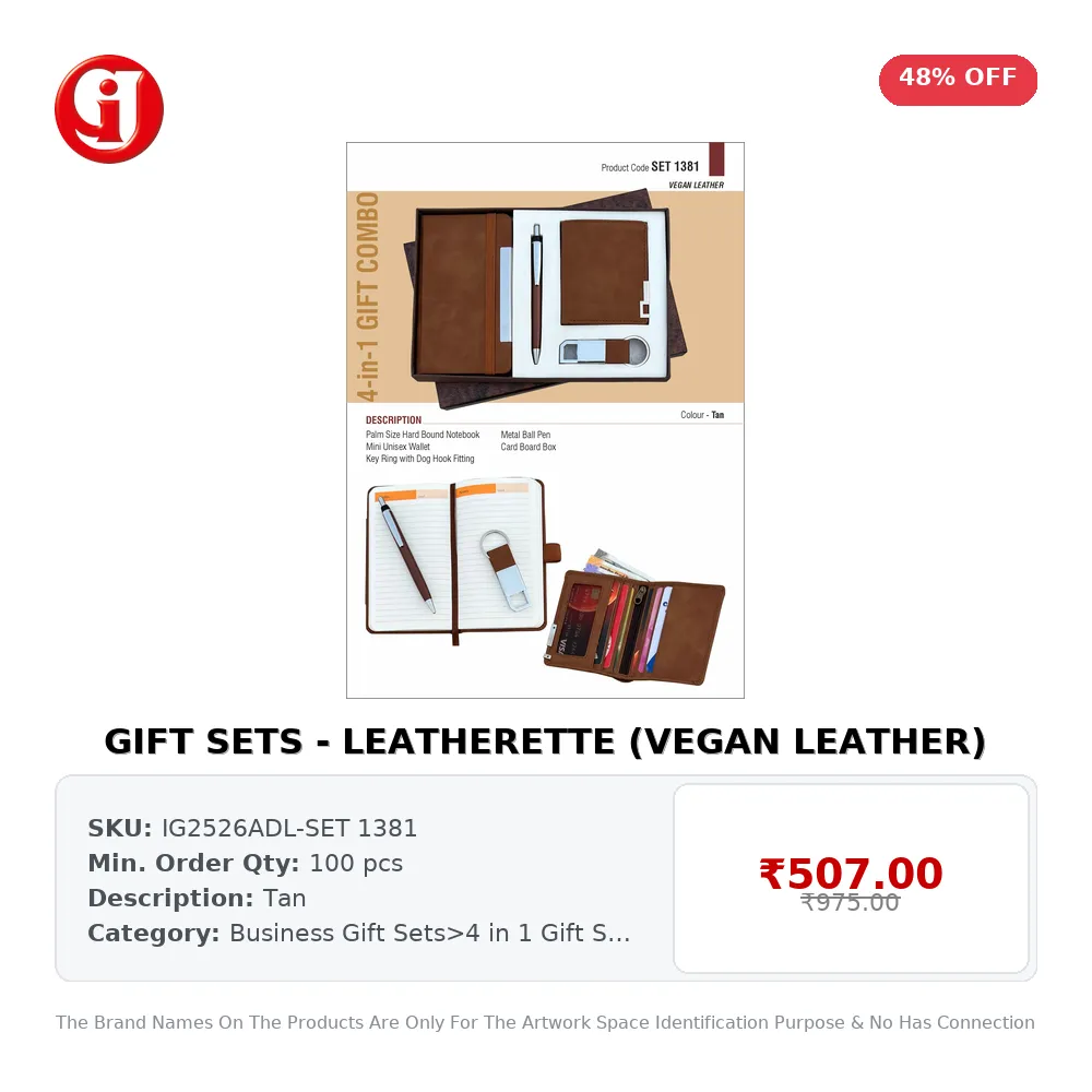 GIFT SETS - LEATHERETTE (VEGAN LEATHER)