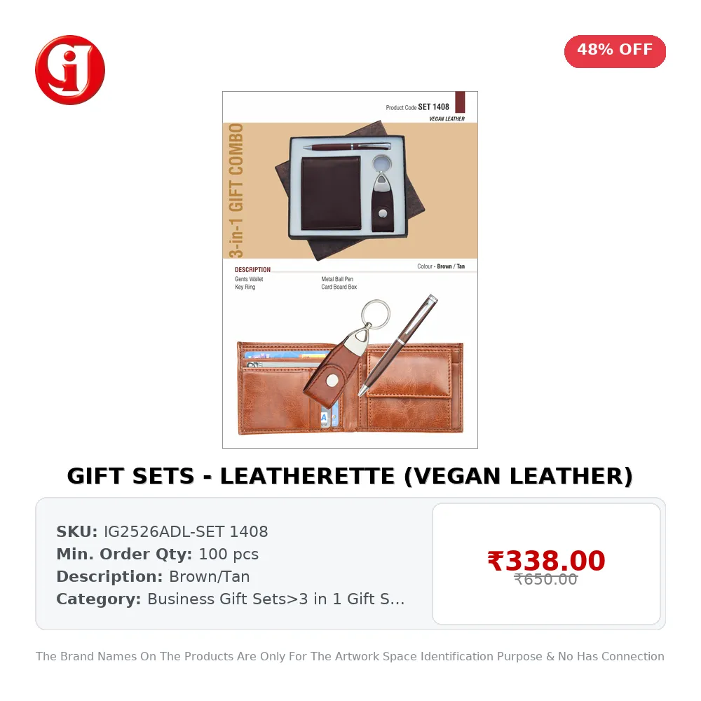 GIFT SETS - LEATHERETTE (VEGAN LEATHER)