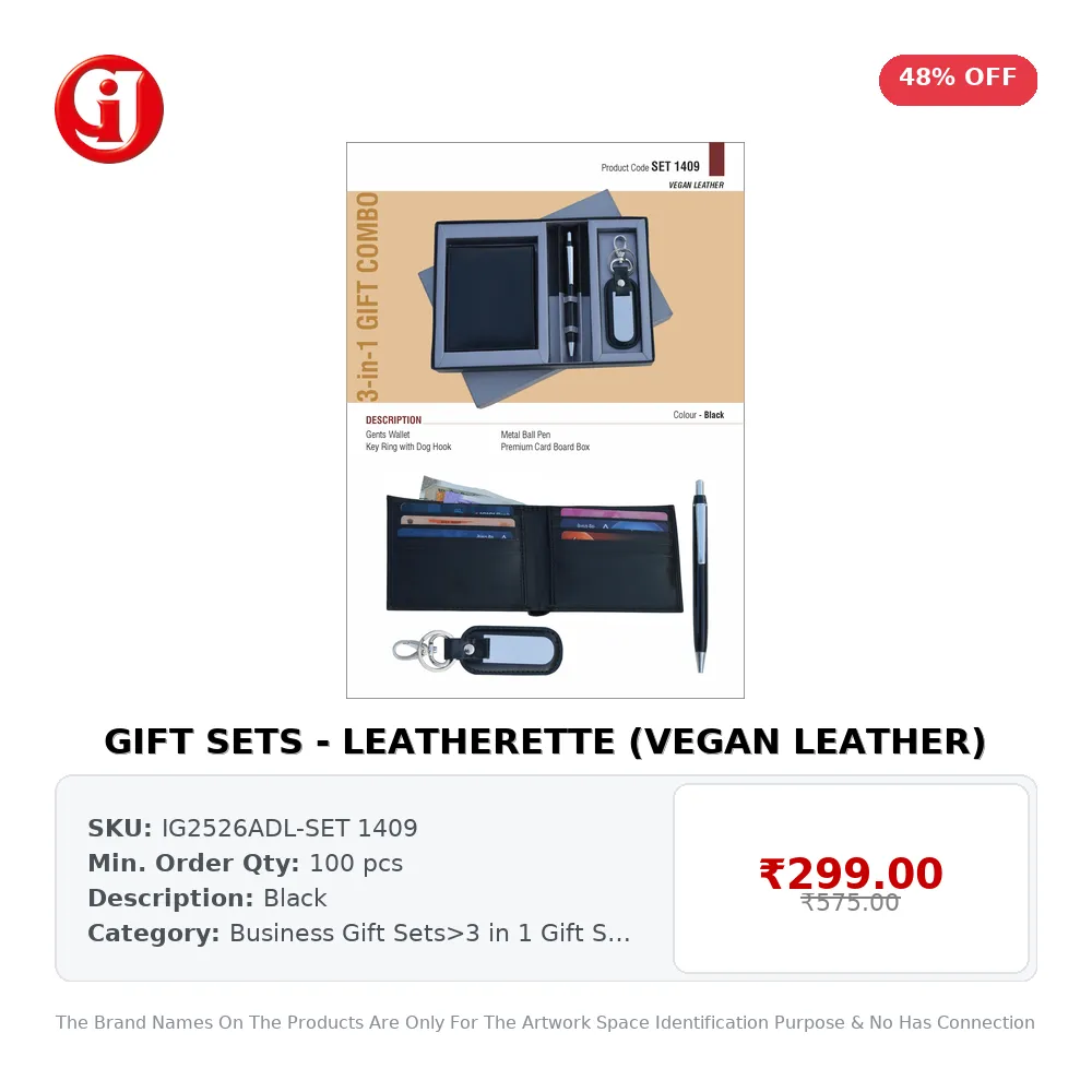 GIFT SETS - LEATHERETTE (VEGAN LEATHER)