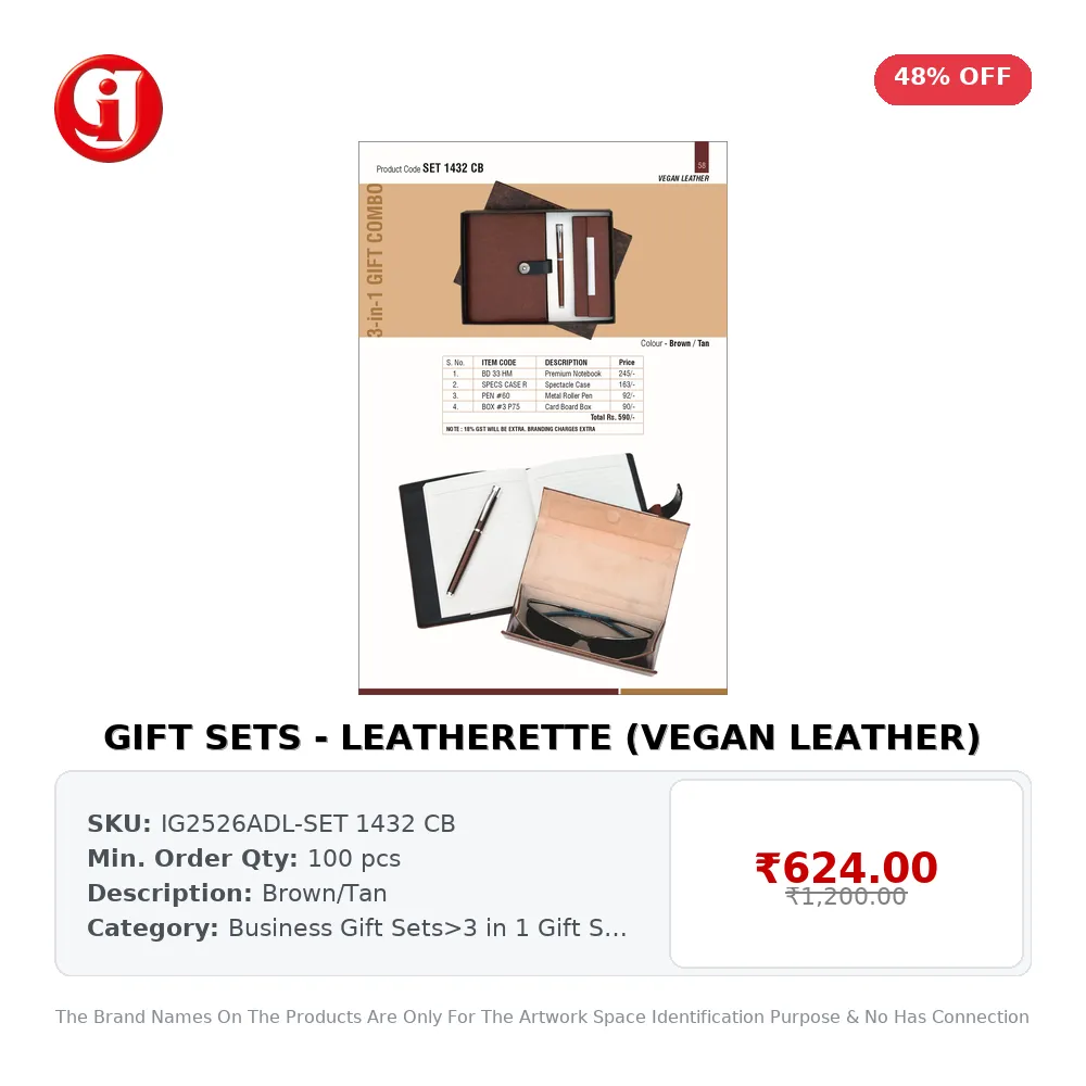 GIFT SETS - LEATHERETTE (VEGAN LEATHER)
