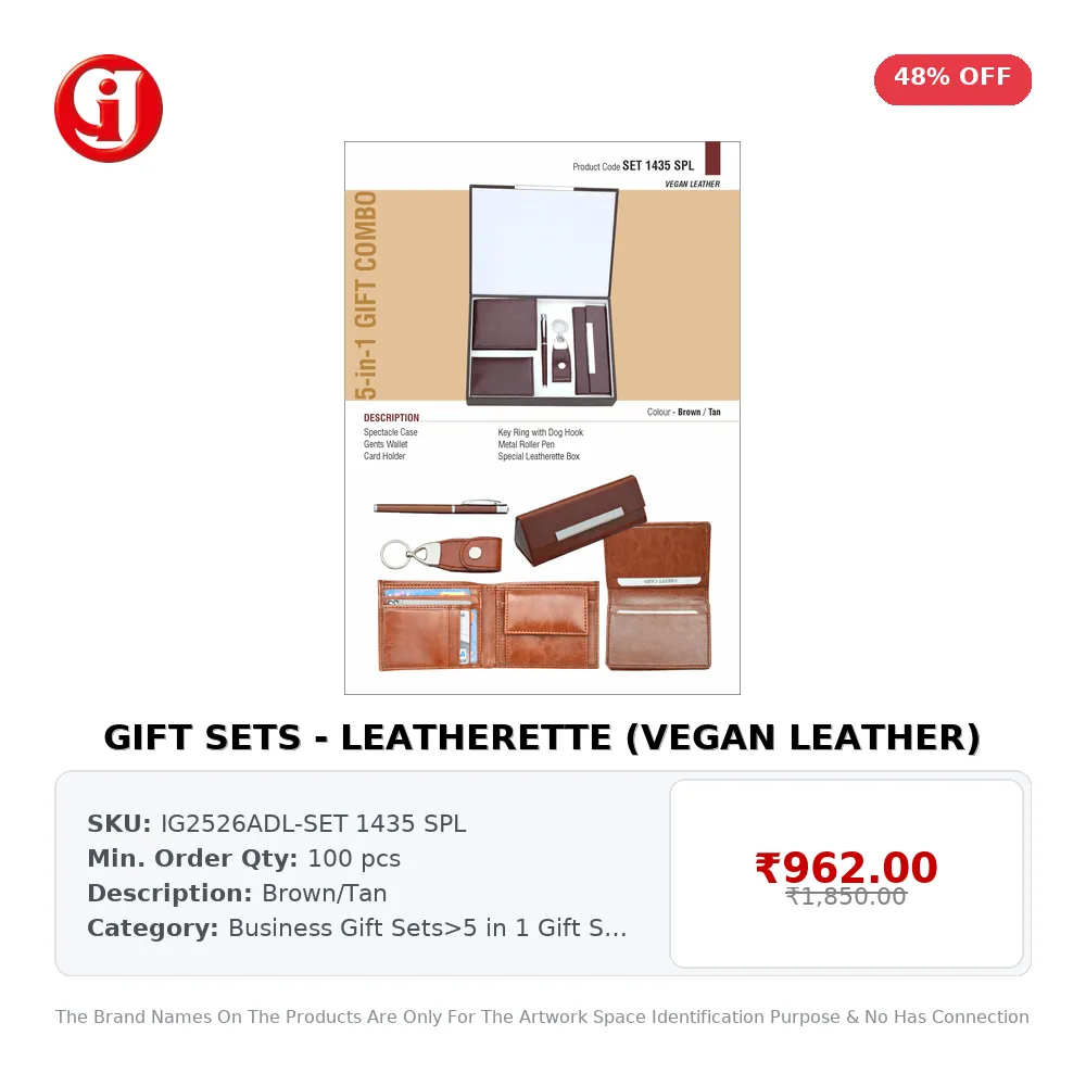 GIFT SETS - LEATHERETTE (VEGAN LEATHER)