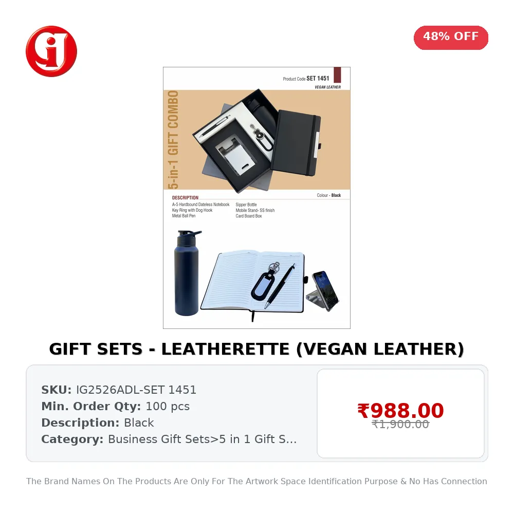 GIFT SETS - LEATHERETTE (VEGAN LEATHER)