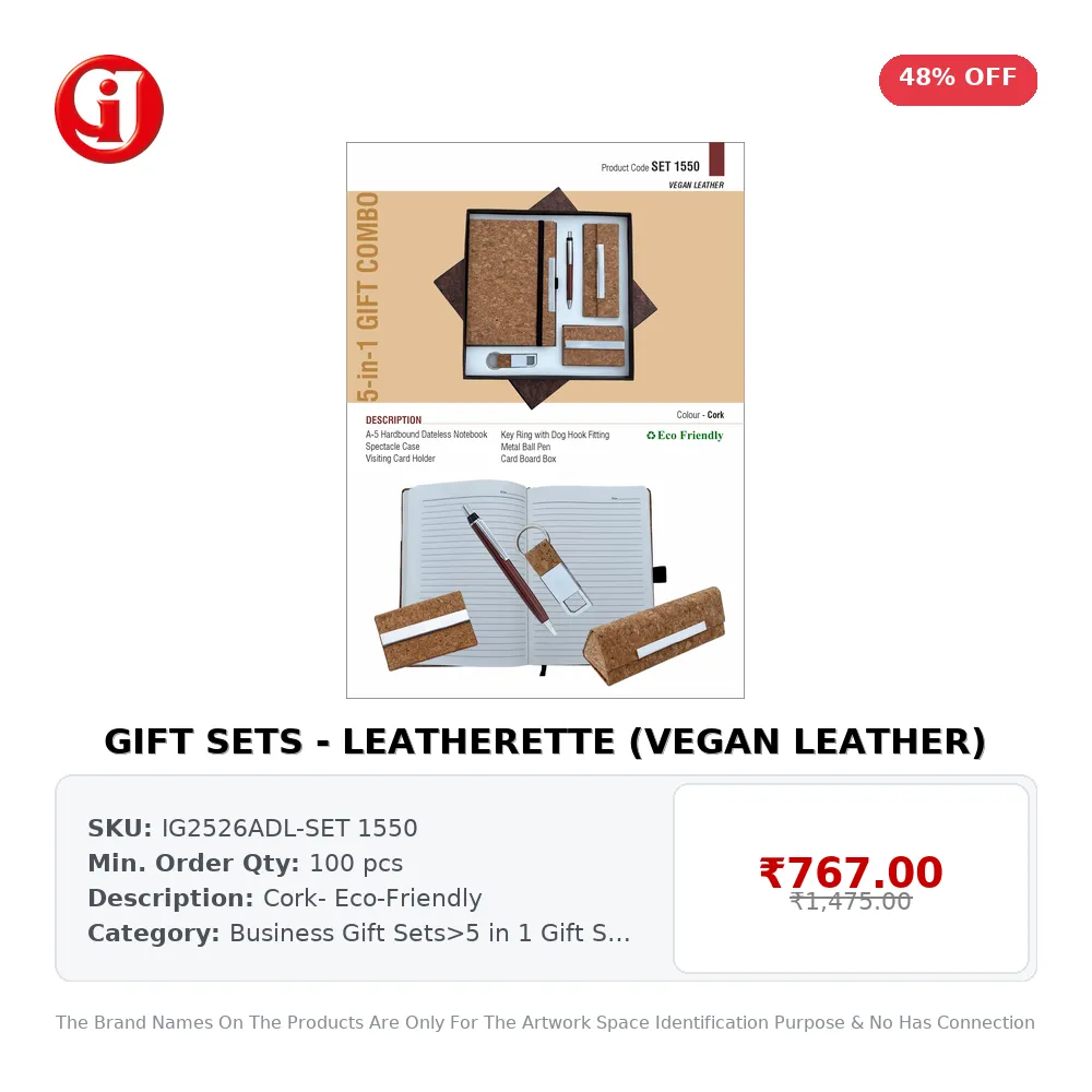 GIFT SETS - LEATHERETTE (VEGAN LEATHER)
