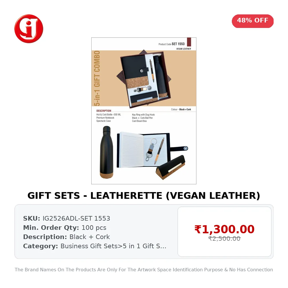 GIFT SETS - LEATHERETTE (VEGAN LEATHER)