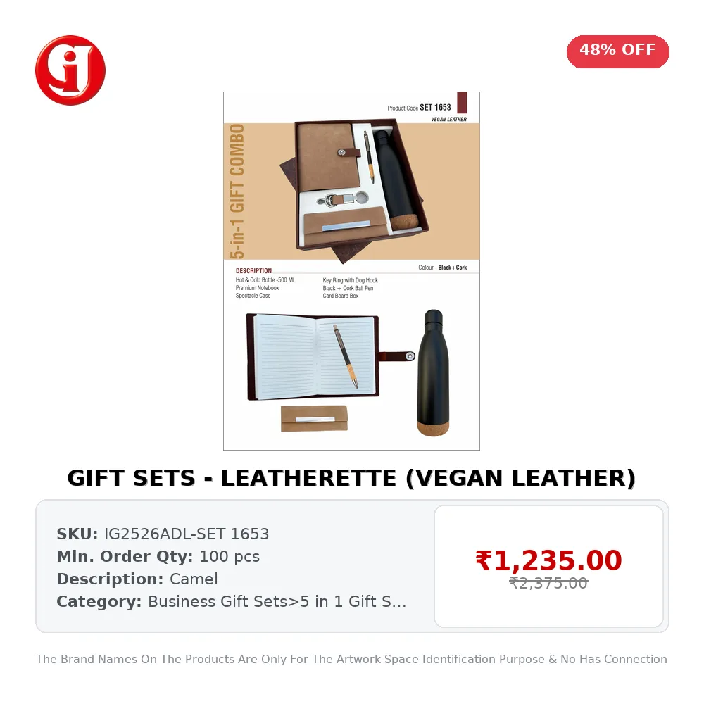 GIFT SETS - LEATHERETTE (VEGAN LEATHER)