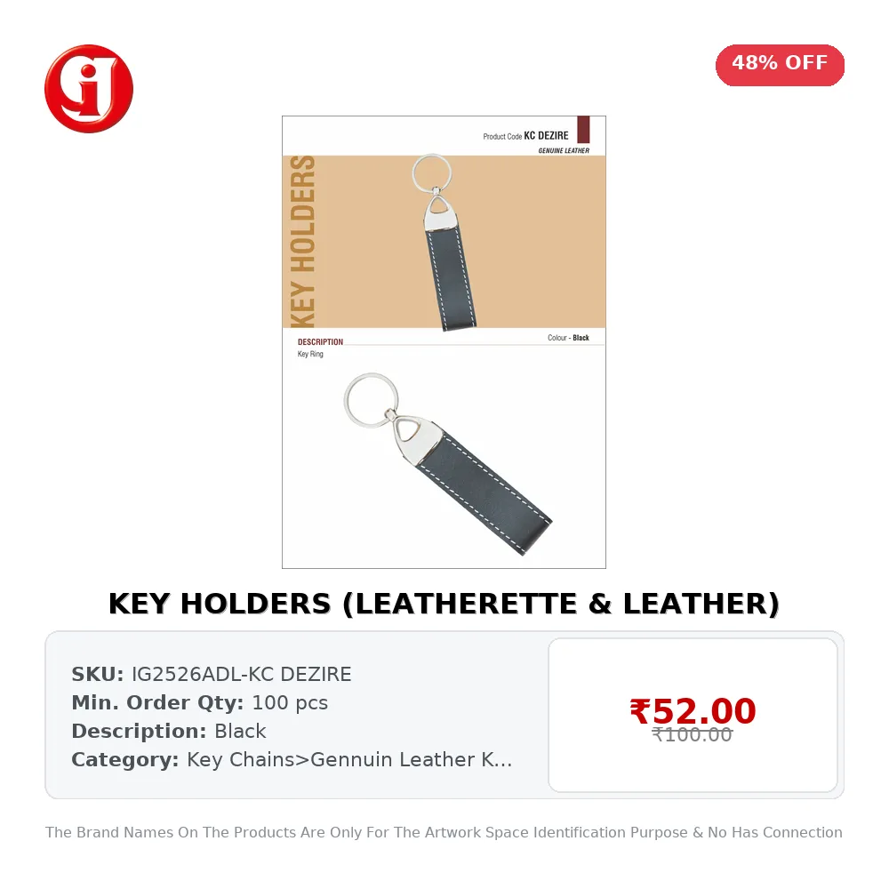 KEY HOLDERS (LEATHERETTE & LEATHER)