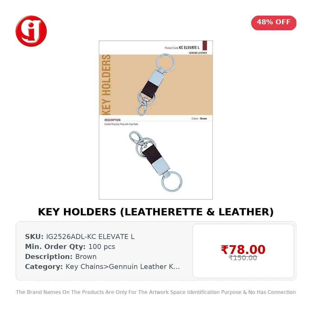 KEY HOLDERS (LEATHERETTE & LEATHER)