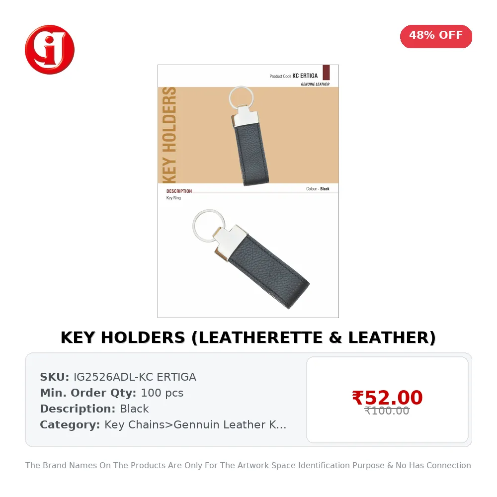 KEY HOLDERS (LEATHERETTE & LEATHER)