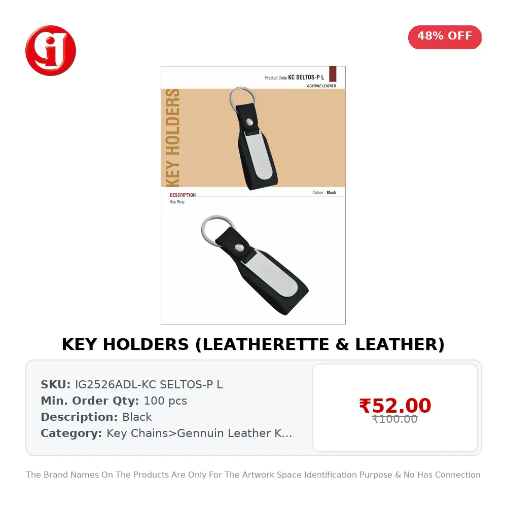 KEY HOLDERS (LEATHERETTE & LEATHER)