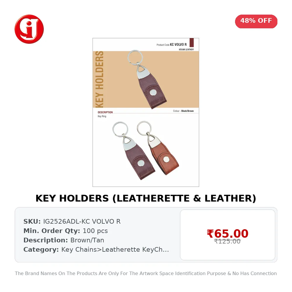 KEY HOLDERS (LEATHERETTE & LEATHER)