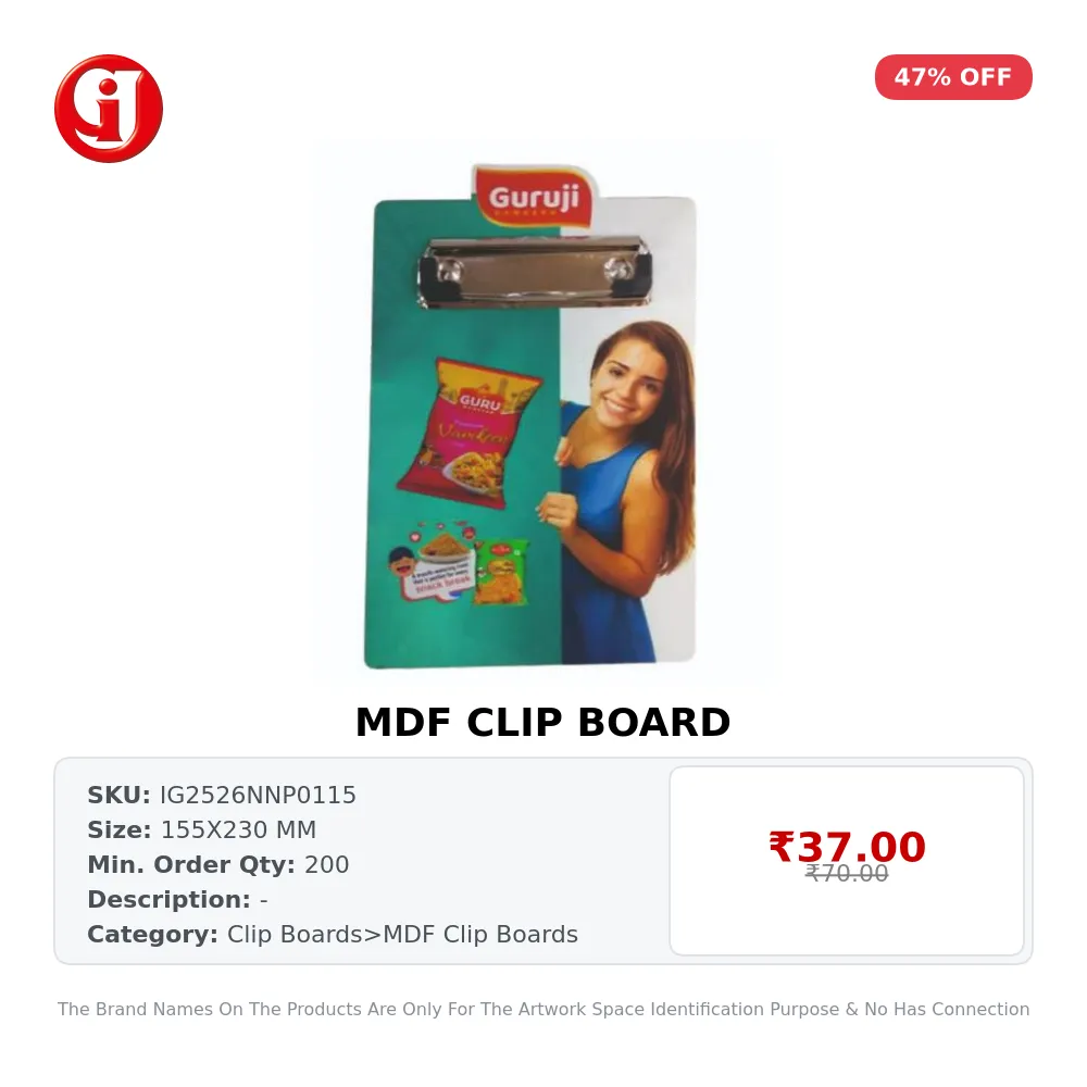 MDF CLIP BOARD