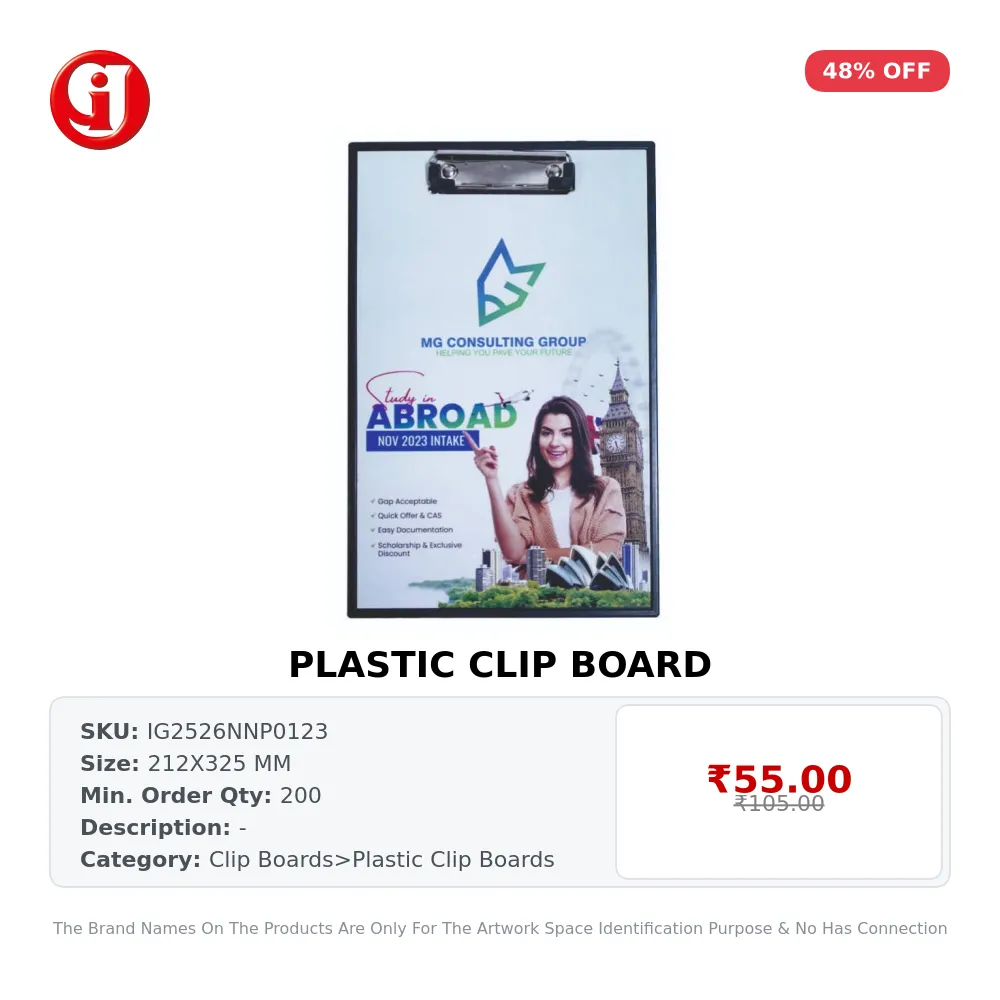 PLASTIC CLIP BOARD