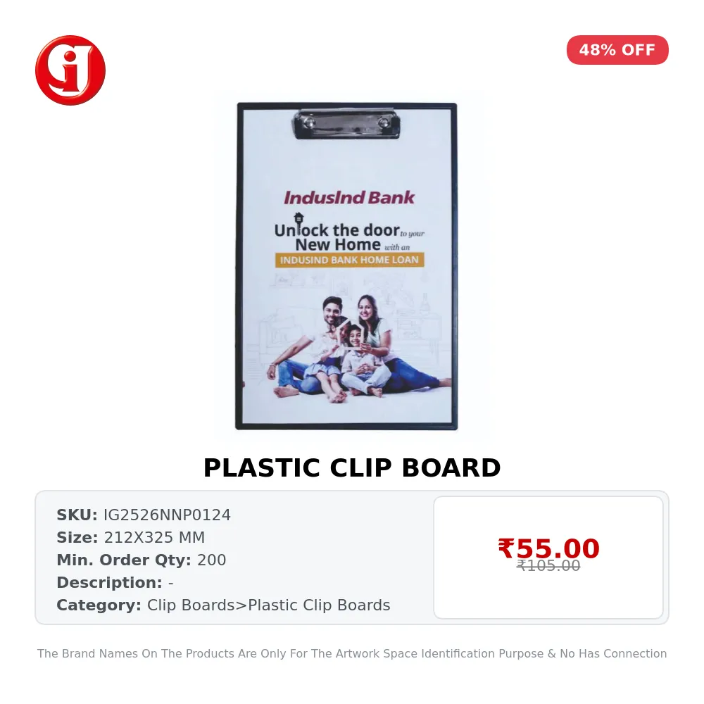 PLASTIC CLIP BOARD