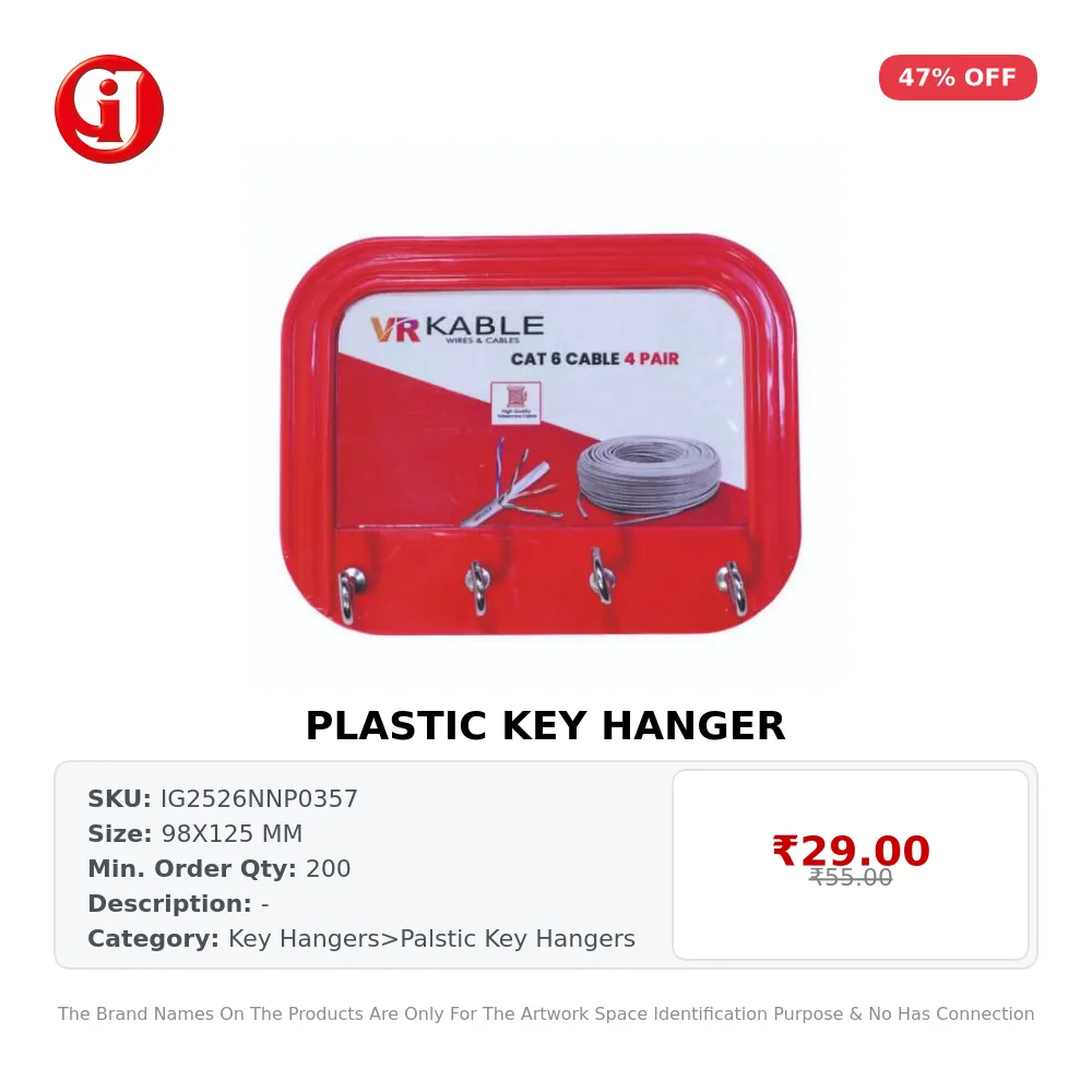 PLASTIC KEY HANGER