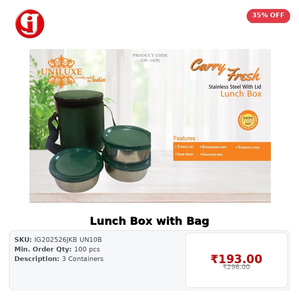 Lunch Box with Bag