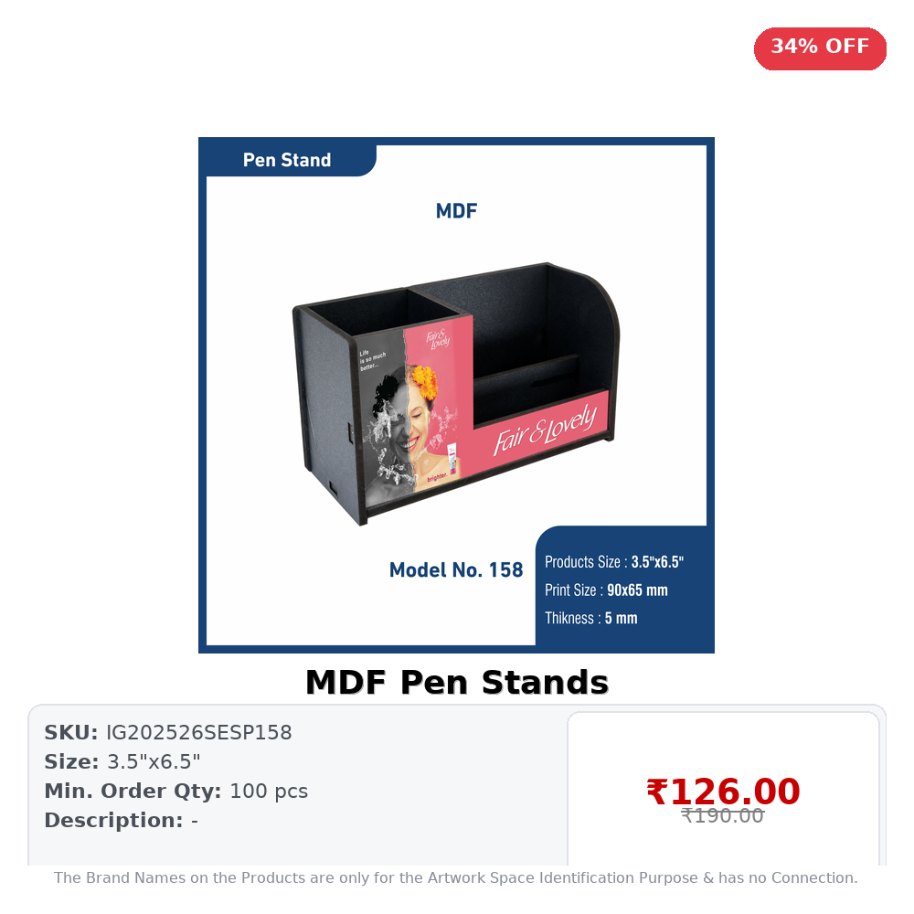 MDF Pen Stands