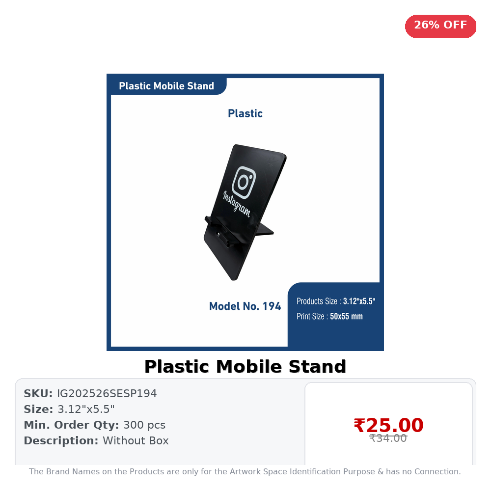 Plastic Mobile Stand