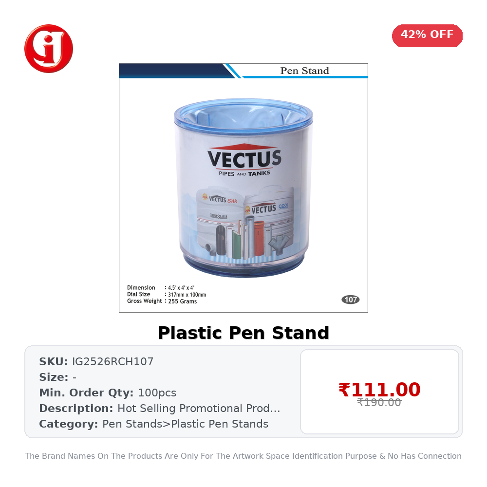 Plastic Pen Stand