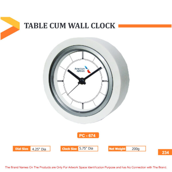 Table cum wall clock IG202324PLEPC774 Rs 98.00 1