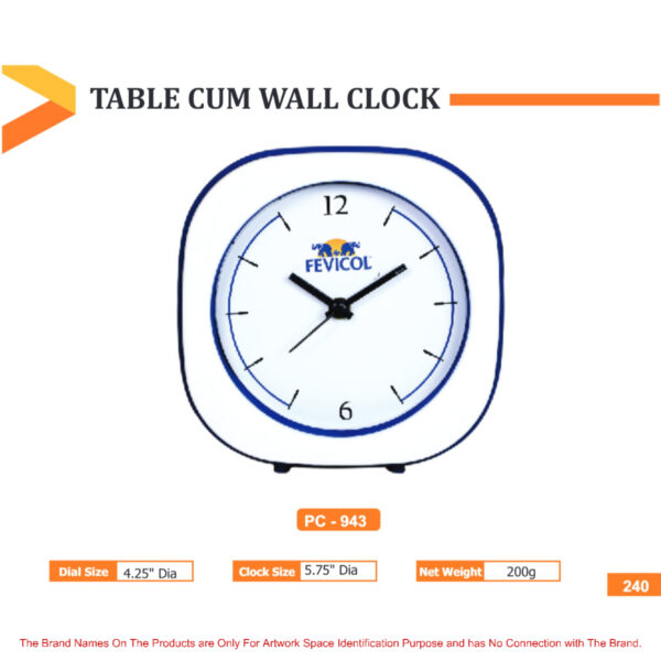 Table cum wall clock IG202324PLEPC943 Rs 95.00 1