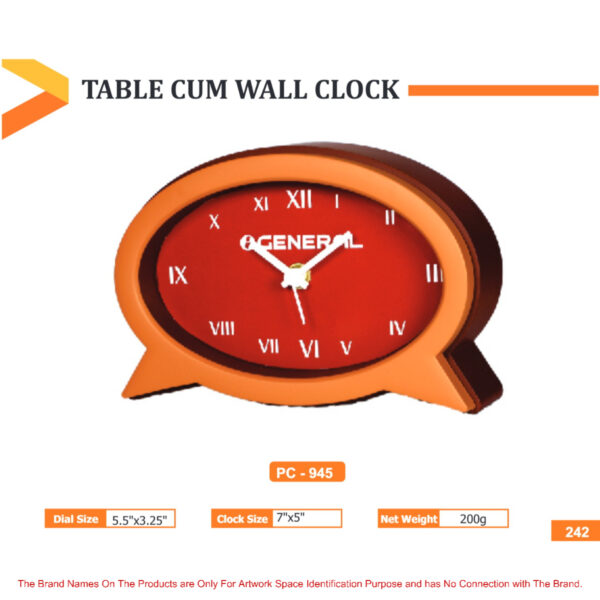 Table cum wall clock IG202324PLEPC945 Rs 95.00 1