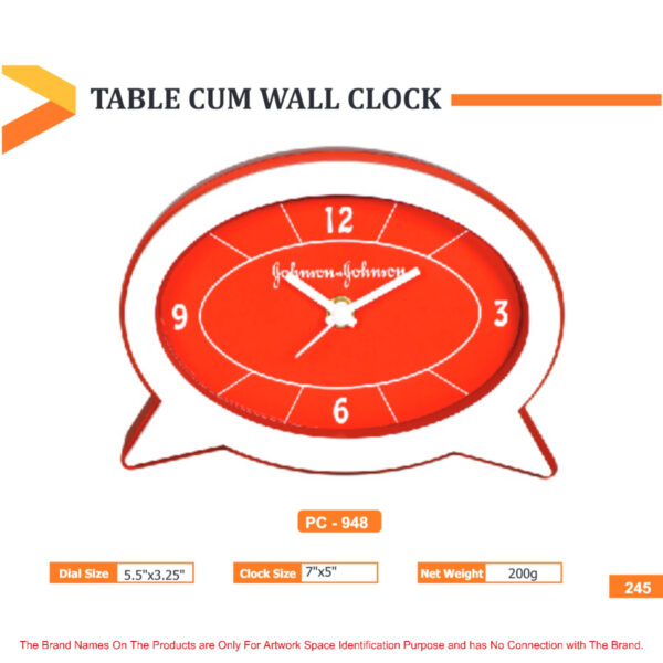 Table cum wall clock IG202324PLEPC948 Rs 95.00 1