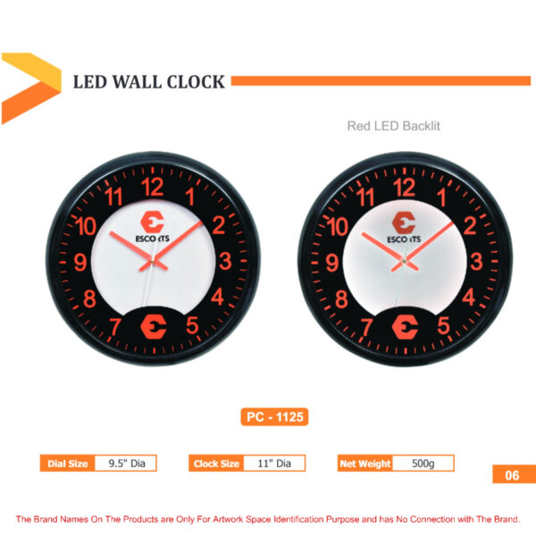 wall clocks LED IG202324PLEPC1125 Rs 338.00 1