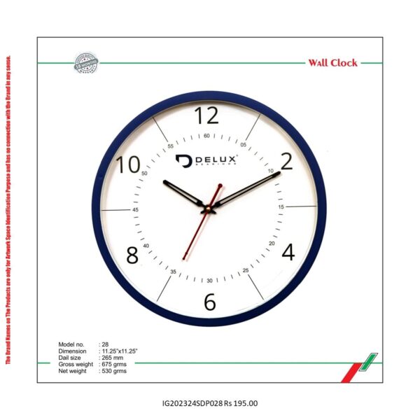 Wall clock 29