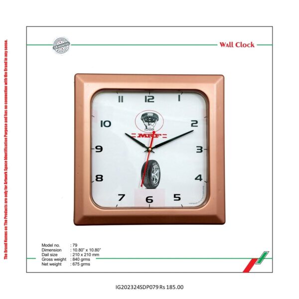 Wall clock 80