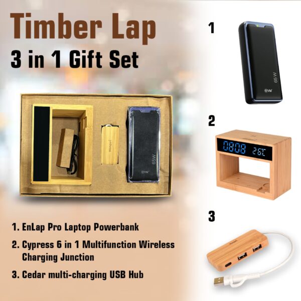 Timber Lap 3 in 1 Gift Set - Image 1