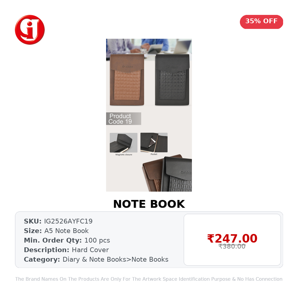 IG2526AYFC19 NOTE BOOK - Image 1