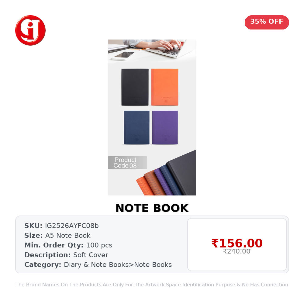 IG2526AYFC9 NOTE BOOK - Image 1